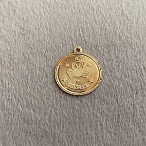 14k Cancer Charm